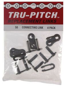 Tru-Pitch TCL50-4PK Daido #50 Connecting Link Steel Roller Chain 2 W x 4 L in.