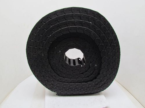 Cable/hose carrier 3.57&#034; bend radius 4&#034;w x 1&#034;h window 1.8&#034; pitch 30&#039; long for sale