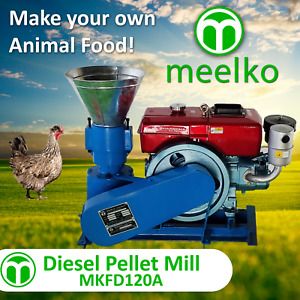 Miami-USA Shipped Diesel Engine Pellet Mill for 4mm Chicken Feed with 8 HP