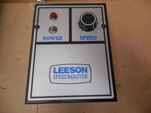 Leeson speedmaster motor control 174307.00 115/230 vac 180 vdc used for sale