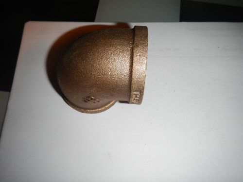(2) 11/4&#034; brass 90 elbow for sale