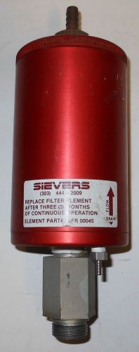 AFR 00045 Industrial Filter by Sievers, featuring one-directional filtration.
