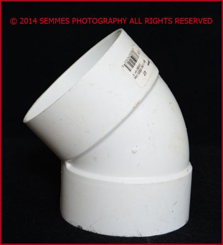 Nds 4&#034; diameter 45 pvc elbow fitting- nds 403 new with tag free shipping for sale