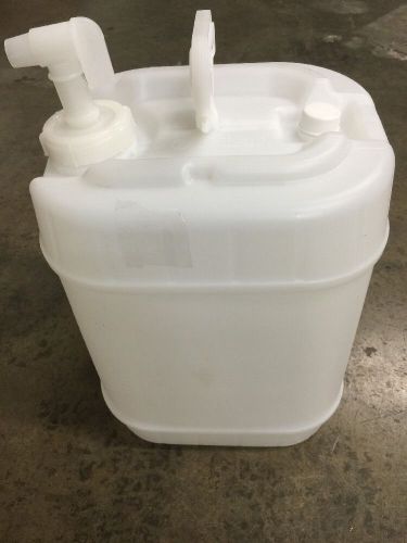 5 Gallon Carboy Jug with Spigot, made from Heavy Duty HDPE.