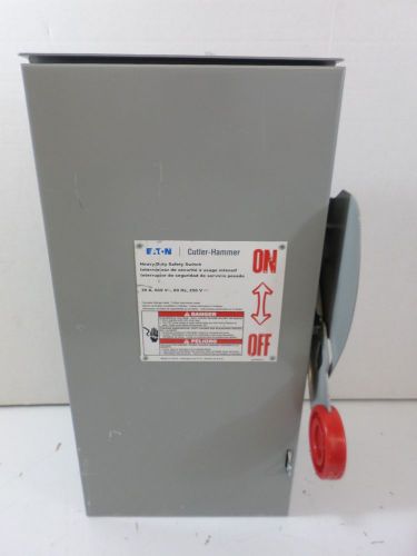 30Amp 600Volt Fusible 3R Disconnect from EATON Cutler Hammer DH361URK (New Surplus)