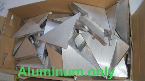 Angle 5/16 aluminum triangle bracket 6061-t6 t6 .312 3.5x3.5 cut &lt;&lt;/, 30pc$ for sale