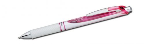 Pentel Energel Pearl Deluxe RTX Liquid Gel Pens - 12 - Black Ink, Pink - 0.5 mm