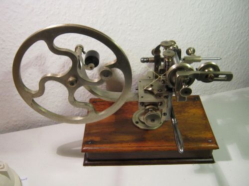 Antique Topping Tool, Gear Wheel Cutting Machine, Jeweler&#039;s Lathe - Circa 1860