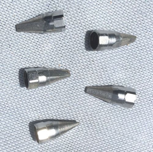 Pack of five mini screw-on soldering tips