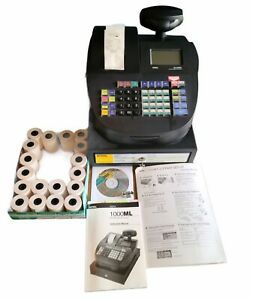 Cash register system with keys and receipt paper - Royal Alpha1000ML.