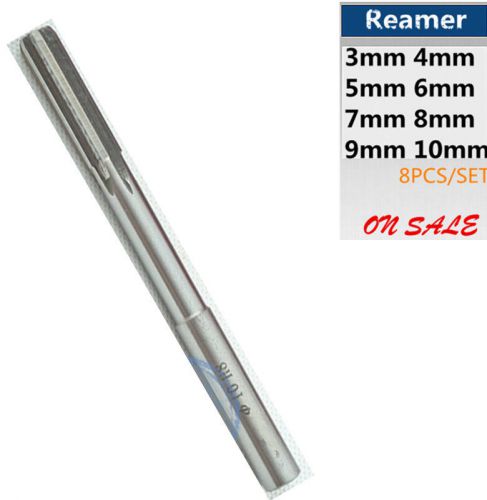 8PCS OF3 4 5 6 7 8 10mm  Containing Cobalt  Chucking Reamer For Stainless Steel