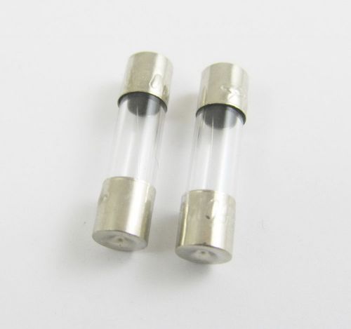 Quick Blow Glass Fuse - 10 Pieces, 5mm x 20mm, 2.5A T2.5A 250V, 2.5 Amps