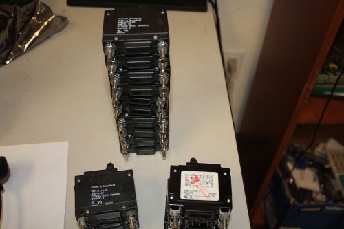 Potter &amp; brumfield 20 amp circuit breaker 277 vac model w91-x113-20 lot w/extras for sale