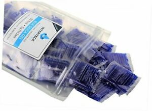 Indicating Packets - 50 Pack of 5 Gram Blue Silica Gel Packets - Color Changes from Blue to Pink