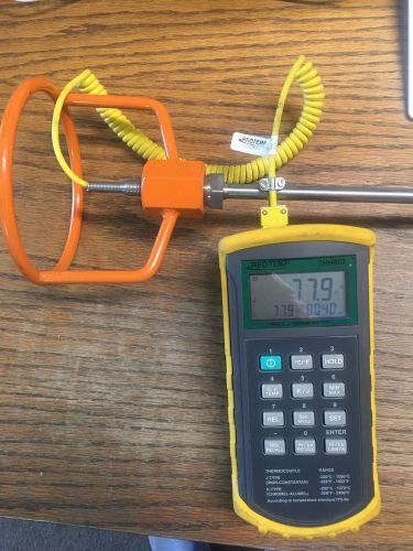 ReoTemp THH503 Temperature Meter and CK36FR Heavy Duty Temperature Probe