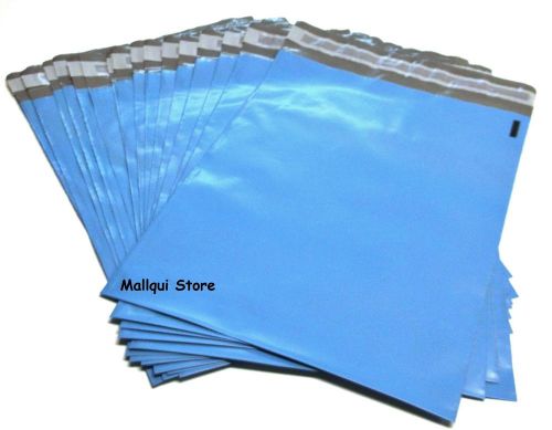 25 Poly Shipping Bags in Blue Color, Size 7.5 x 10.5 - Ideal for Mailing and Packaging.