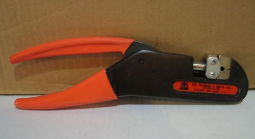 The T&amp;B WT 740 Hand Crimping Tool by Thomas Betts is designed for use with SK RSK Shield-Kon Die 70136.