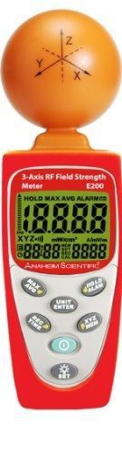 RF Field Strength Meter - Anaheim Scientific E200 with 3-Axis Capability