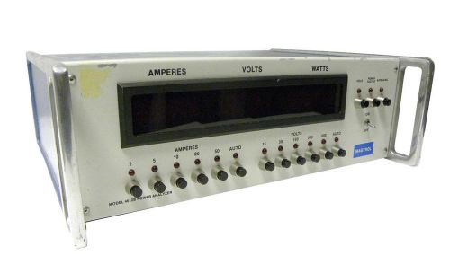 Magtrol 4612B Voltage and Current Analyzer - 0 to 600 Volts, 0 to 50 Amps