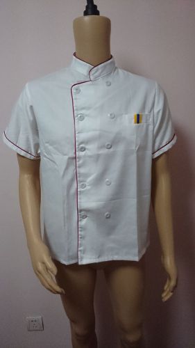 Chef and Waitstaff Short-Sleeved Uniform Coat