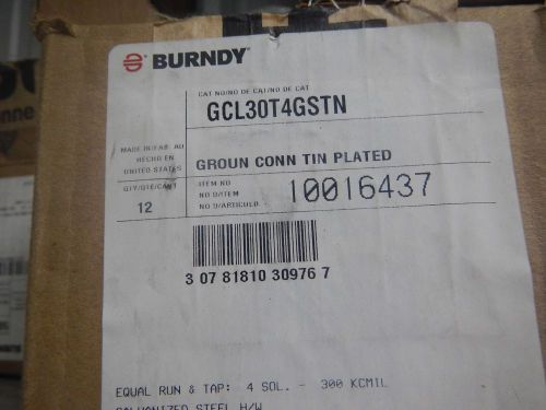 Burndy gcl30 ground connector,4awg,2.21in for sale