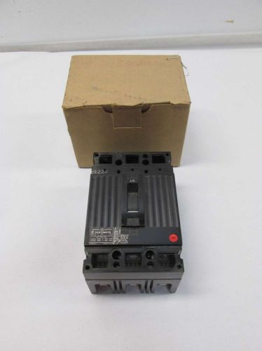 New ge ted134015wl 3p 15a amp 480v-ac molded case circuit breaker d402135 for sale