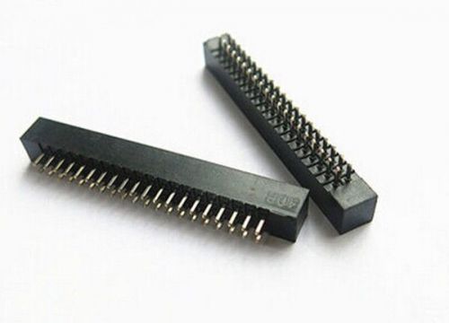 Header Box with Straight Male Shrouded PCB IDC Socket - 10 Pieces, 2.0mm Pitch, 2x20 Pins, 40 Pins