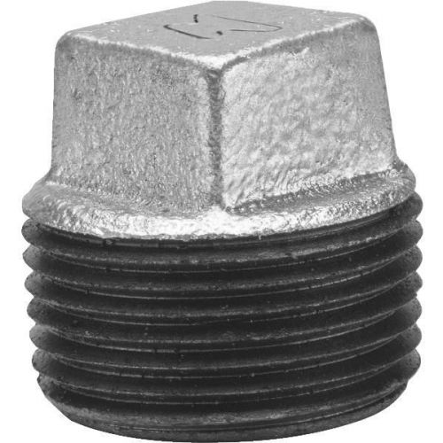 Galvanized Plug for Square Head Pipes - 1-1/4