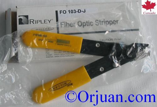 meters

FO 103-D-J Dual Hole Fiber Optic Stripper by Ripley Miller; strips fibers from 125 to 250 micrometers.