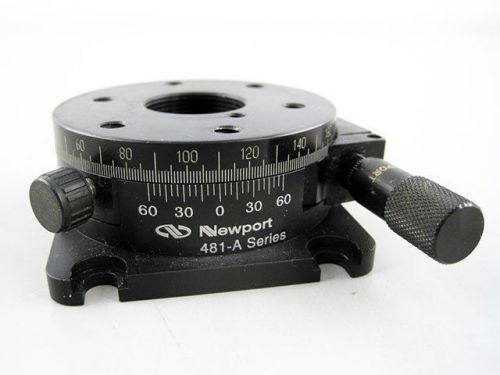 Newport 481-a rotation stage 360 coarse 5 fine rotation micrometer for sale