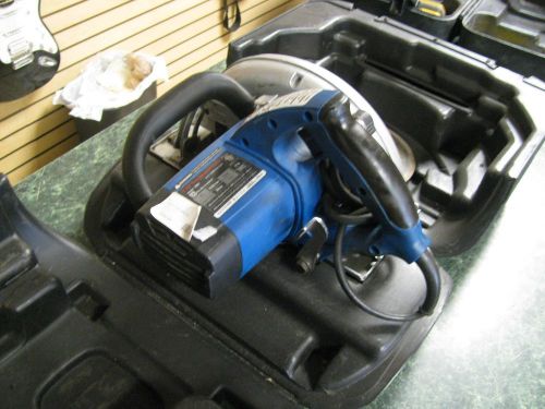 The model 2802 is a portable metal cutting circular saw with a case called the Steel Max 7.25