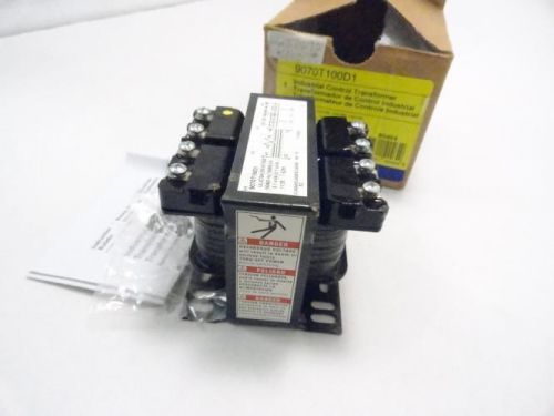 142104 new in box, square d 9070t100d1 transformer, 0.1kva, 50/60 hz for sale