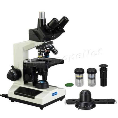 Trinocular Biological Compound Phase Contrast LED Microscope 40X-2000X by OMAX