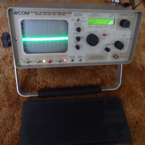 Portable Microwave Spectrum Analyzer - Avcom PSA-39A, covering the frequency range of 950 MHz to 2050 MHz.