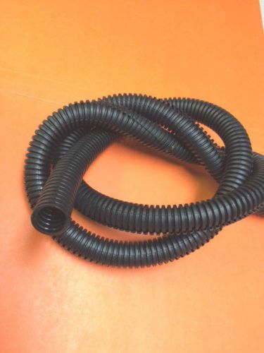Black Flexible Split Wire Conduit-Tubing Protective Wrap, 1/2 inch x 10+ feet