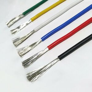 Wire Dia 1mm Teflon Silver-Plated Wire0.15 Square Electronic Wire Various Colors