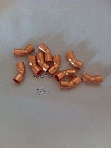 10pcs 5/16&#034;  45 copper elbow c x c nsf international/ crn approved for sale