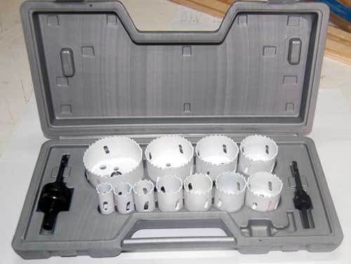 14 Pcs. Drill America Popular Size Bi-Metal Hole Saw Kit for General Industrial