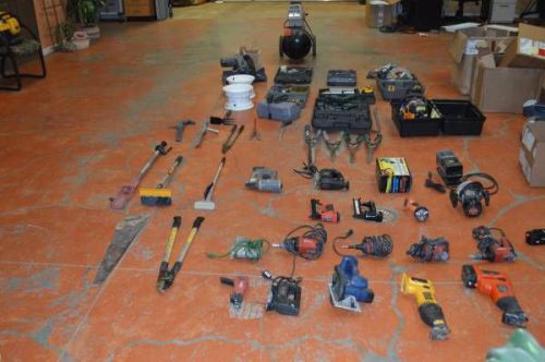 Assorted used tools sold in bulk.