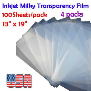 Waterproof Inkjet Transparency Film for Screen Printing, 13