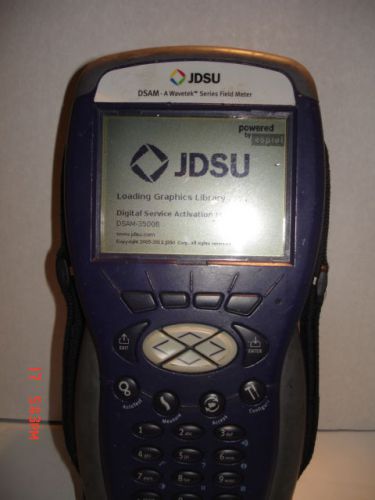 Used JDSU DSAM 3500B Calibrated with Documentation and DOCSIS 1.1 Standard Battery Included - Available on eBay.
