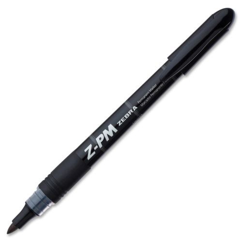 One unit of the Zebra Pen Z-pm 68510 Permanent Marker with black ink.