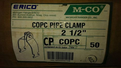 Copper coated pipe clamp / strut, 2 1/2 inch for sale