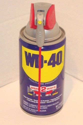 8 oz Smart Straw Aerosol Lubricant Spray - WD-40, Effective Against Rust, Stickers, and Crayons.