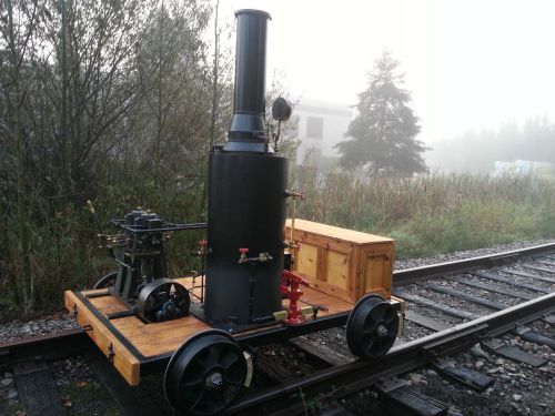 Steam Engine Speeder Railroad Boiler Pump Whistle Gauge STEAM INSPECTION CAR --> STEAM INSPECTION CAR for Railroad Steam Engine Speeder