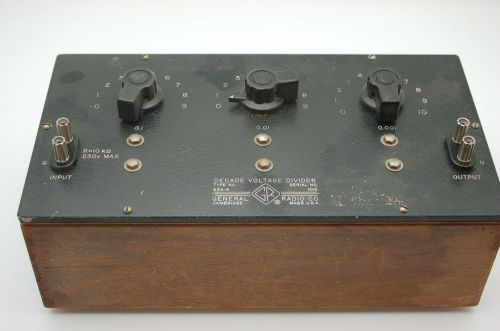 General radio co. type 654-a, decade voltage divider for sale