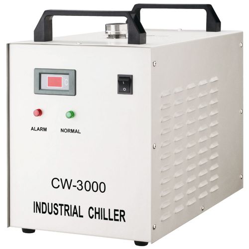 Cw-3000h industrial water chiller for 0.8kw / 1.5kw spindle cooling, 1p for sale