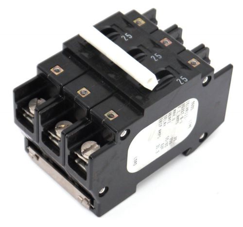 Airpax circuit breaker 3-pole 25-31.3a 250vac 62f delay ielhr111-26267-8-v for sale