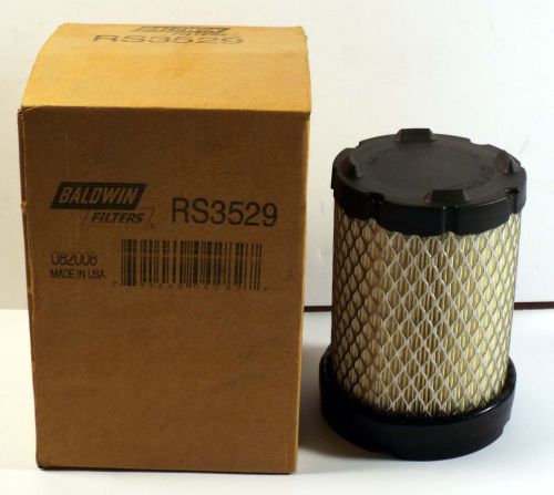 2 newly purchased Baldwin RS3529 radial seal inner air filters in their original packaging.