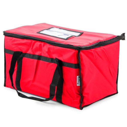 Red Insulated Nylon Food Delivery Bag / Pan Carrier - Choice, 22